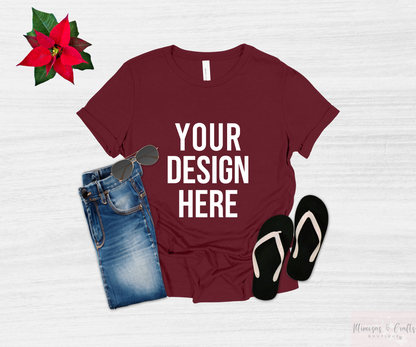 Custom Women's Relaxed Jersey T-Shirt - Festive Colors