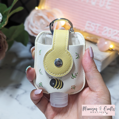 Don't Worry Bee Happy Hand Sanitizer Holder