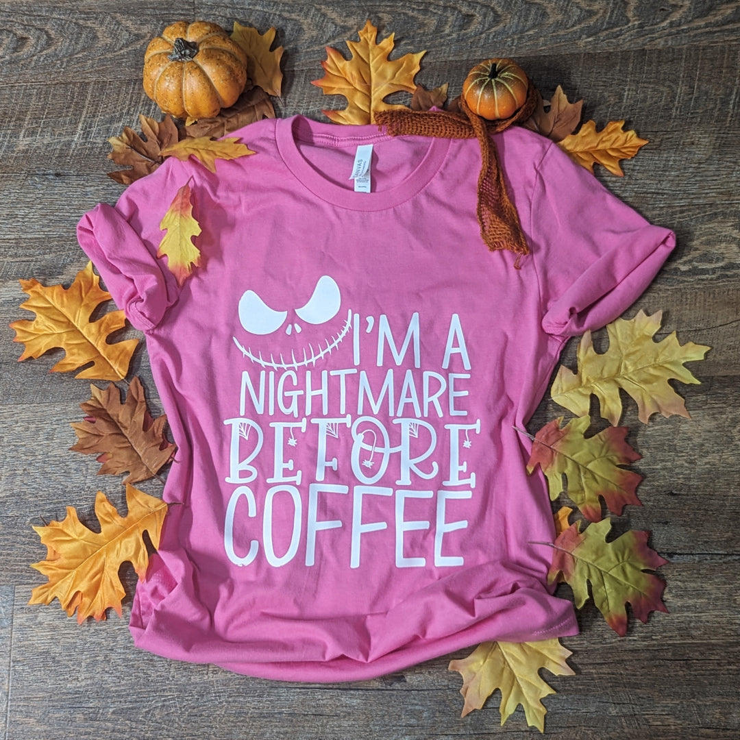 Nightmare Before Coffee - Halloween - T-Shirt